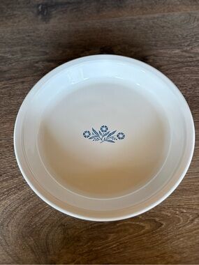 Vintage Corning Ware Blue Cornflower 9" Pie Plate P-309 Bakeware